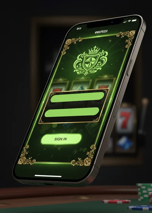 Detailansicht des Honey Casino Login-Bildschirms mit Feldern für E-Mail und Passwort, um einen schnellen und sicheren Zugang zu gewährleisten.